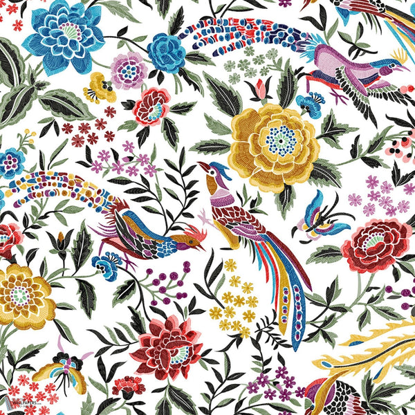 Oriental Garden Ricamo carta da parati di Missoni