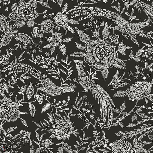 Oriental Garden Ricamo carta da parati di Missoni