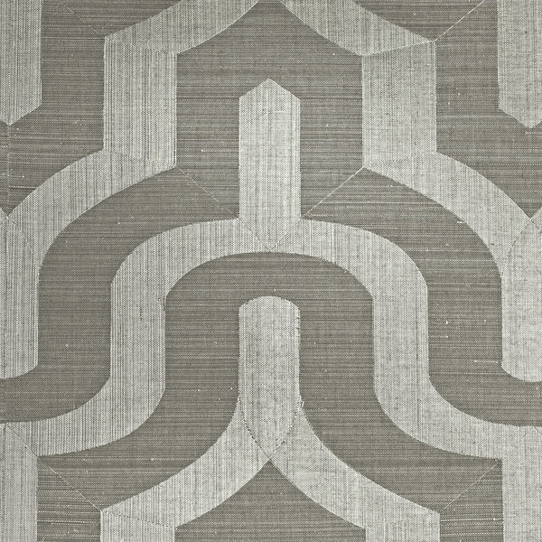 Mogador wallpaper in Argent by Casamance