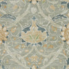 Montreal behang in Grey/Charcoal van Morris & Co