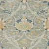 Montreal behang in Grey/Charcoal van Morris & Co