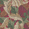 Acanthus papel pintado en Madder/Thyme de Morris & Co