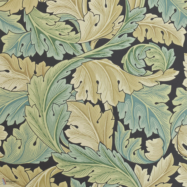 Acanthus papel pintado en Privet de Morris & Co