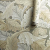 Acanthus papel pintado en Stone de Morris & Co