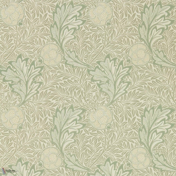 Apple wallpaper in Bay Leaf by Morris & Co