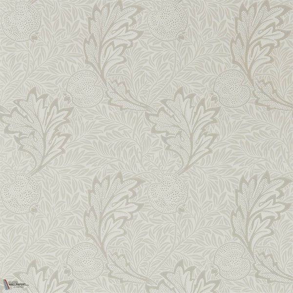 Apple wallpaper in Chalk Ivory by Morris & Co