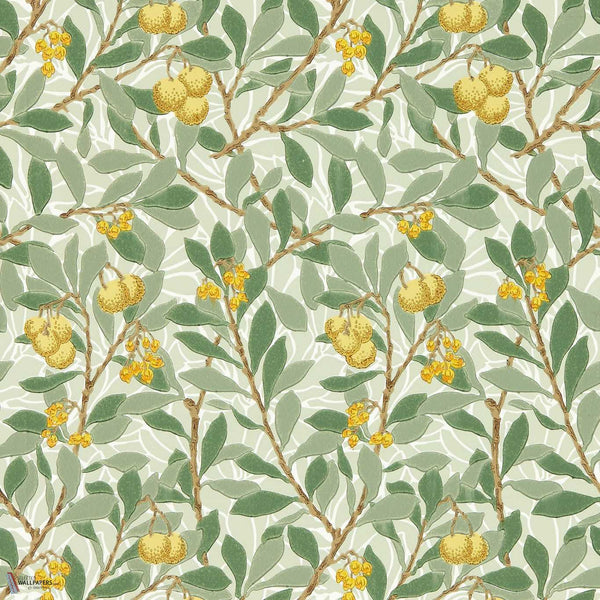 Arbutus Tapete in Sage/Lemon von Morris & Co