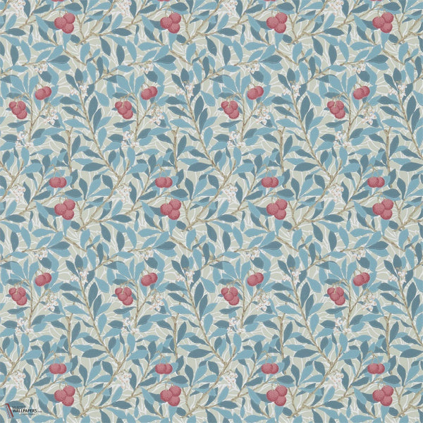 Arbutus Tapete in Woad/Russet von Morris & Co