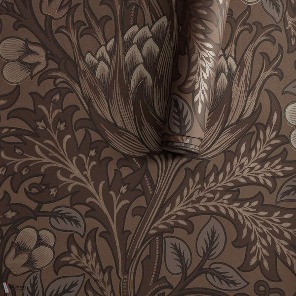 Artichoke papier peint en Bark de Morris & Co