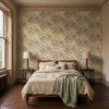 Artichoke papel pintado en Teal/Sage de Morris & Co