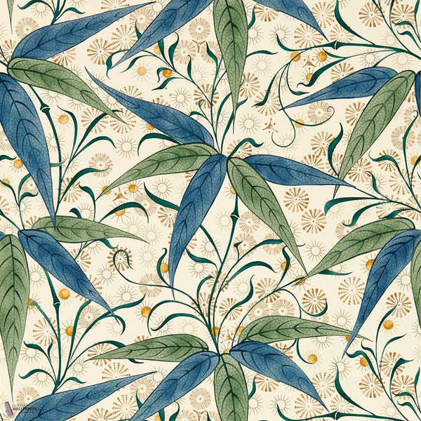 Bamboo behang in Thyme/Artichoke van Morris & Co