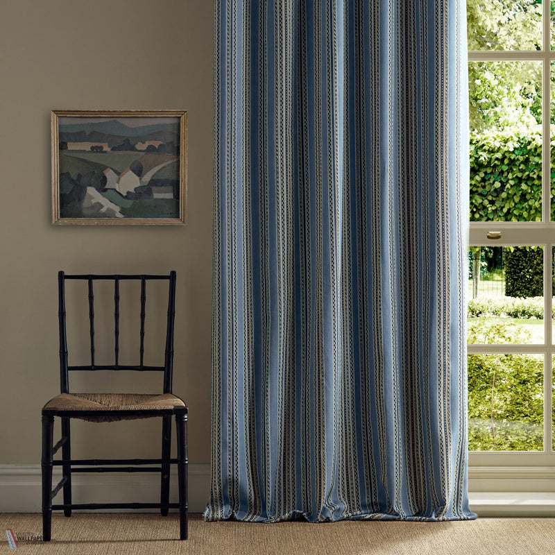 Bexleyheath Stripe tejido de Morris & Co interior