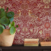Bird Tapete in Madder/Weld von Morris & Co