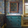 Blackthorn wallpaper in Indigo by Morris & Co