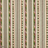 Bloomsbury Stripe stof in Forest/Madder van Morris & Co