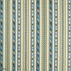 Bloomsbury Stripe stof in Woad/Thyme van Morris & Co