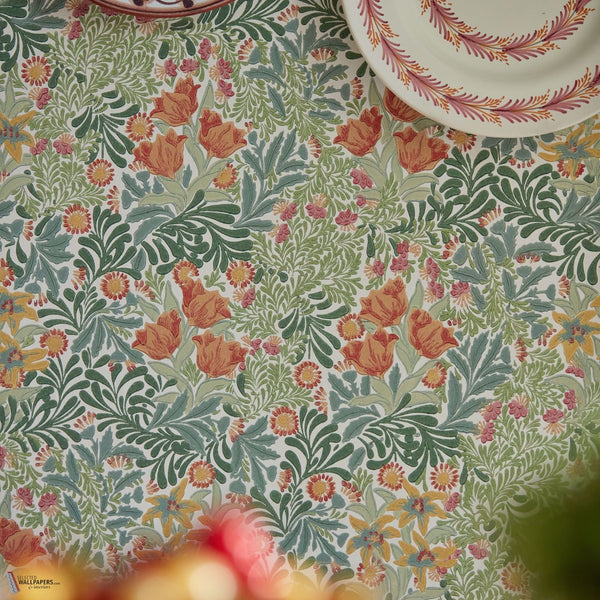 Bower behang in Herball/Weld van Morris & Co