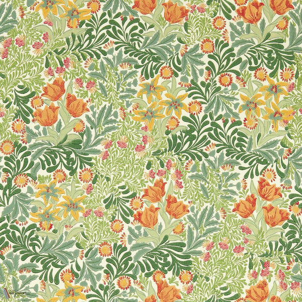 Bower behang in Herball/Weld van Morris & Co