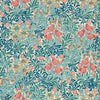 Bower behang in Indigo/Barded Berry van Morris & Co