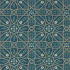 Brophy Trellis wallpaper in Deap Teal by Morris & Co