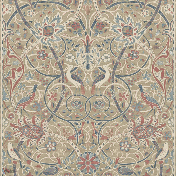 Bullerswood behang in Spice/Manilla van Morris & Co