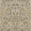 Bullerswood behang in Stone/Mustard van Morris & Co
