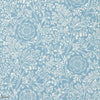 Chamomile behang in China Blue van Morris & Co
