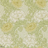 Chrysanthemum wallpaper in Pale Olive by Morris & Co