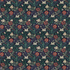 Compton fabric in Indigo/Green by Morris & Co
