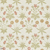 Daisy wallpaper in Coral/Manilla by Morris & Co