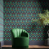 Daisy wallpaper in Midnight by Morris & Co