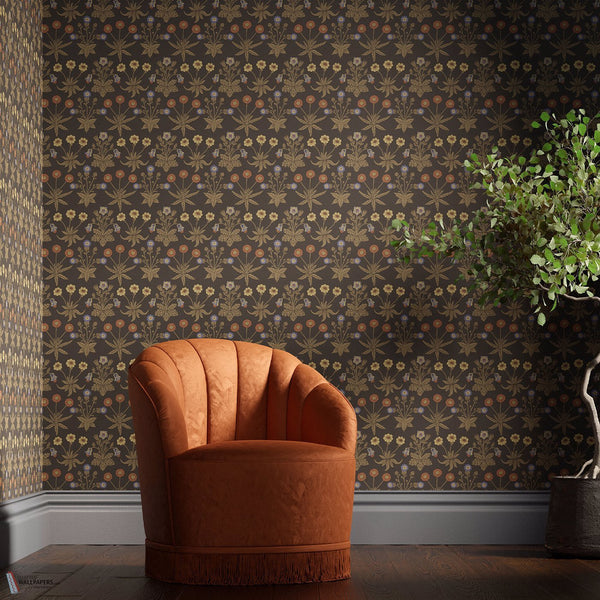 Daisy wallpaper in Moonlit by Morris & Co