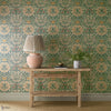 Daisy & Oak Tapete in Madder/Teal von Morris & Co