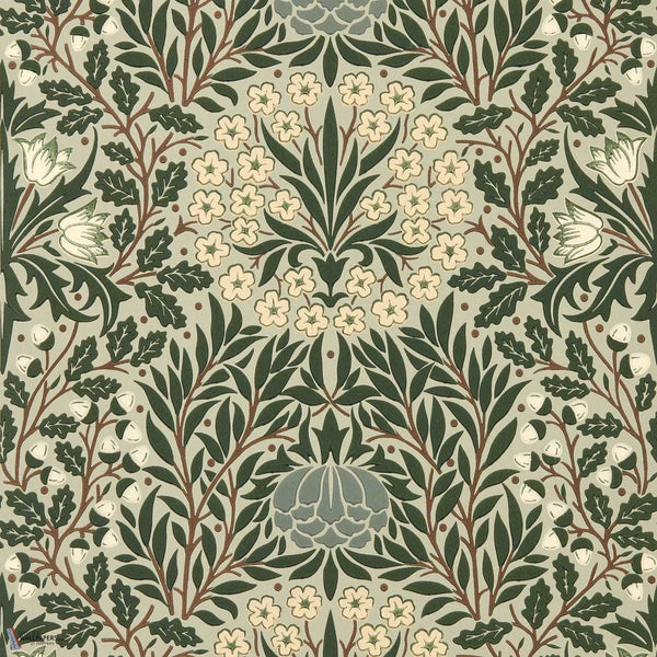 Daisy & Oak Tapete in Sage/Forest von Morris & Co