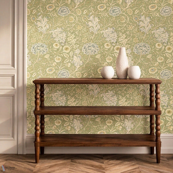 Double Bough papel pintado en Gooseberry de Morris & Co