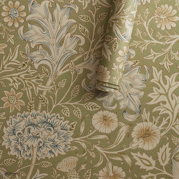 Double Bough papel pintado en Gooseberry de Morris & Co
