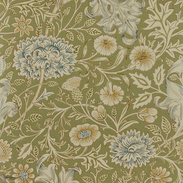 Double Bough papel pintado en Gooseberry de Morris & Co