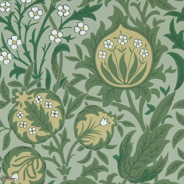 Elmcote behang in Herball van Morris & Co