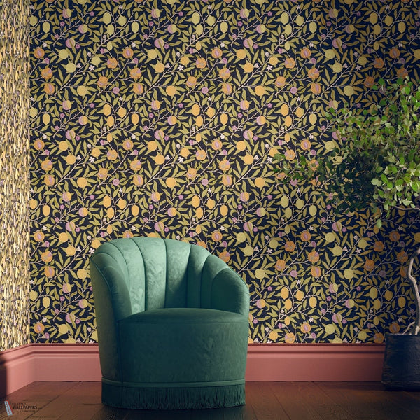 Fruit papel pintado de Morris & Co