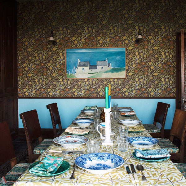 Fruit papel pintado de Morris & Co