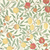 Fruit papel pintado en Bayleaf/Russet de Morris & Co