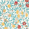 Fruit behang in Green Indigo / Madder van Morris & Co