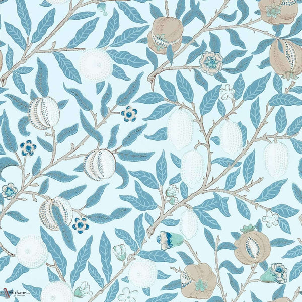 Fruit papel pintado en Slate/Vellum de Morris & Co