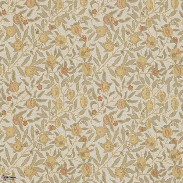 Fruit tessuto in Parchment/Bayleaf di Morris & Co