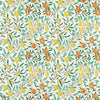 Fruit tessuto in Sap Green/Tangerine di Morris & Co