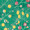 Fruit papel pintado en Tangled Green de Morris & Co
