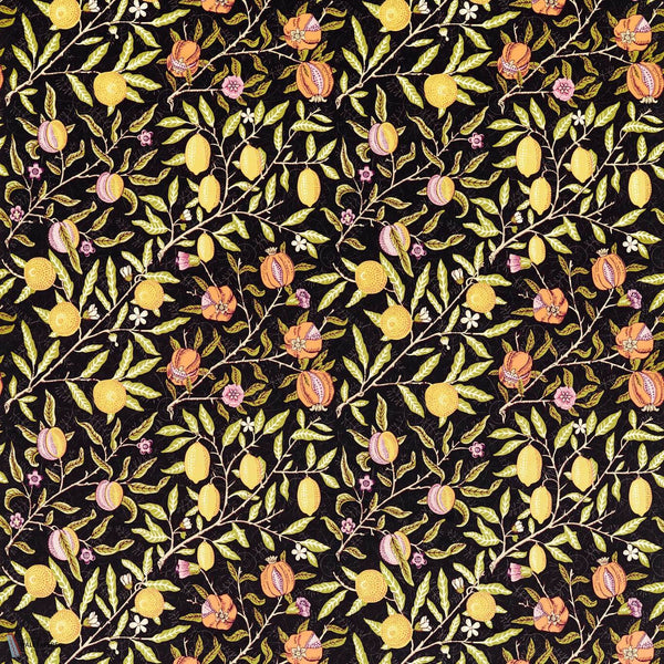 Fruit Velvet fabric in Twilight by Morris & Co