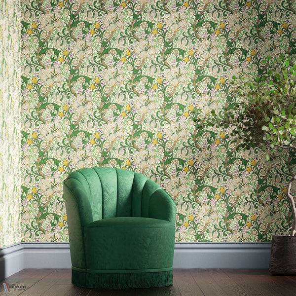 Golden Lily papel pintado de Morris & Co