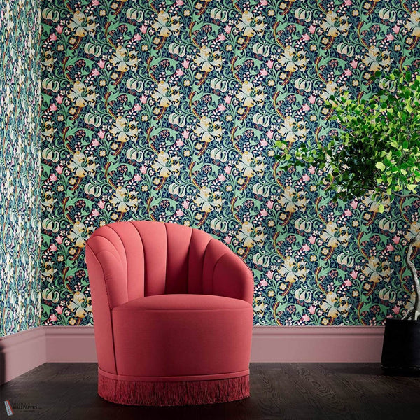Golden Lily papel pintado de Morris & Co
