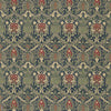Granada tessuto in Indigo/Red di Morris & Co